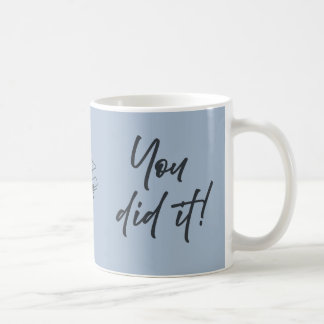 Personalisierter Graduierten-Mug – Eleganter Schri Kaffeetasse