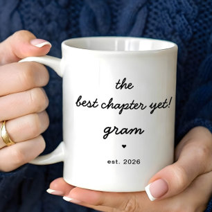 Personalisierter Gram-Becher Bestes Kapitel bisher Kaffeetasse