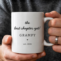 Personalisierter Grampy-Becher, neues Opa-Geschenk