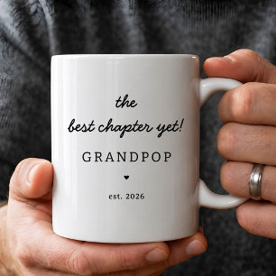 Personalisierter Grandpop-Becher, neues Großvater- Kaffeetasse