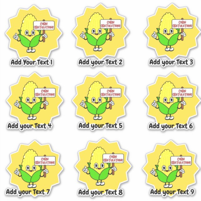 Personalisierter Gratulationstrainer Aufkleber (Vorderseite)