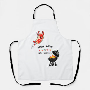 Personalisierter Grillmeister Benutzerdefinierte Schürze