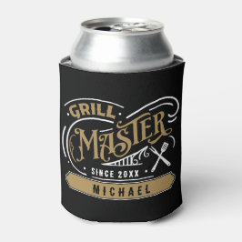 Personalisierter Grillmeister Dosenkühler