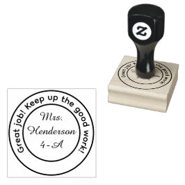 Personalisierter Großarbeiter Gummistempel