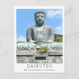 Personalisierter Großer Buddha von Kamakura Postkarte