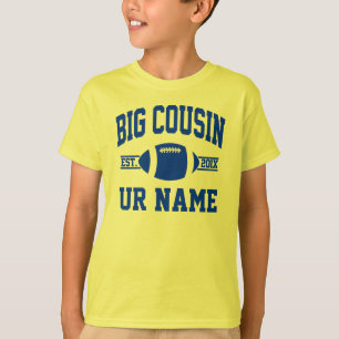 personalisierter großer Cousinfußball T-Shirt