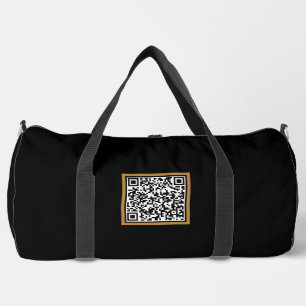 Personalisierter Großflaschen-Beutel mit QR-Code Duffle Bag