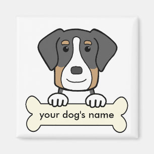 Personalisierter Großschweizer Hund Magnet