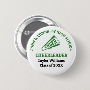 Personalisierter Gründer High School Cheerleader Button