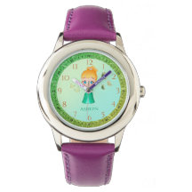 Personalisierter grüner Glitzer Princess Learning