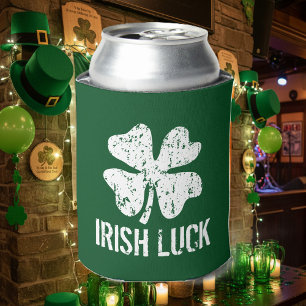 Personalisierter grüner St. Patricks Day kann kühl Dosenkühler