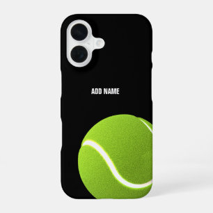 Personalisierter grüner Tennisball iPhone 16 Hülle