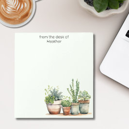 Personalisierter Grünname Notizblock