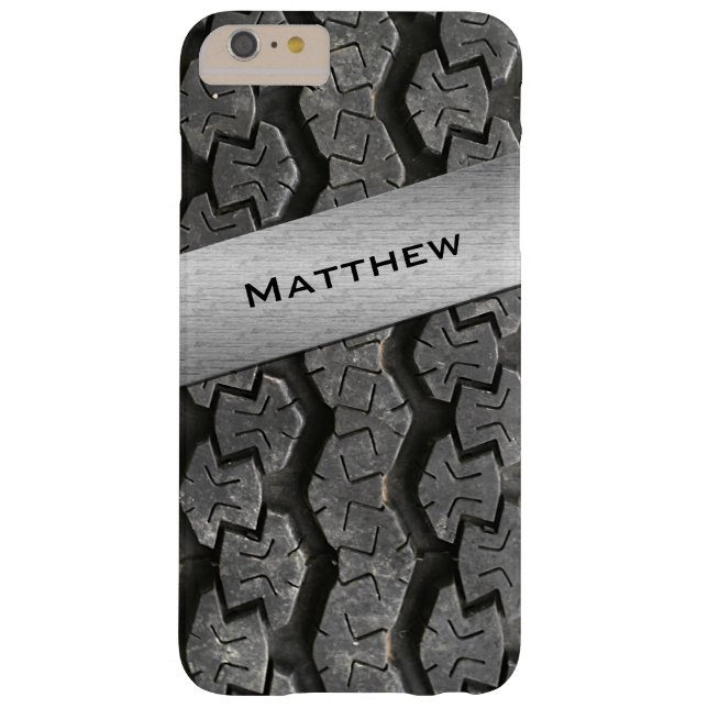 Personalisierter Gummireifen tritt iPhone 6 Case-Mate iPhone Hülle (Rückseite)