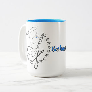 Personalisierter Haar-Schönheitsexperte Zweifarbige Tasse