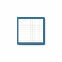 Personalisierter Habit-Tracker in Ocean Blue