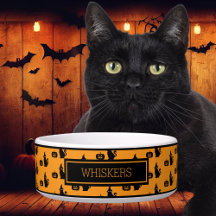 Personalisierter Halloween Black Cat Pumpkin Pet