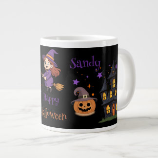 Personalisierter Halloween-Kaffeebecher Jumbo-Tasse