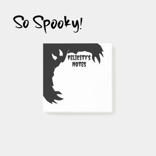 Personalisierter Halloween-Notizblock Lustiger Mon Post-it Klebezettel