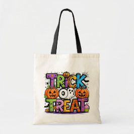 Personalisierter Halloween-Trick oder Treat-Bag Tragetasche
