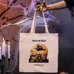 Personalisierter Halloween-Trick oder -Treat Tragetasche