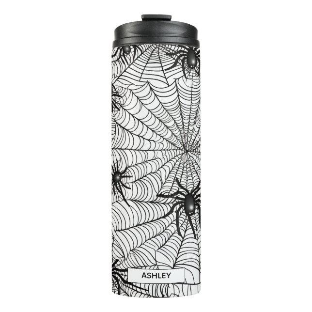 Personalisierter Halloween-Webthermaltumbler Thermosbecher (Vorderseite)