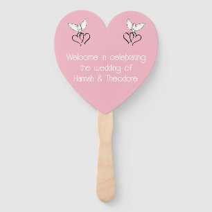 Personalisierter Handfan - Sake zum Hochzeitssinn Fächer