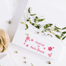 Personalisierter Handmade von Weihnachts-Schneeflo