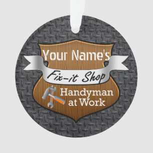 Personalisierter Handyman-Fix-It-Individuelle Name Ornament