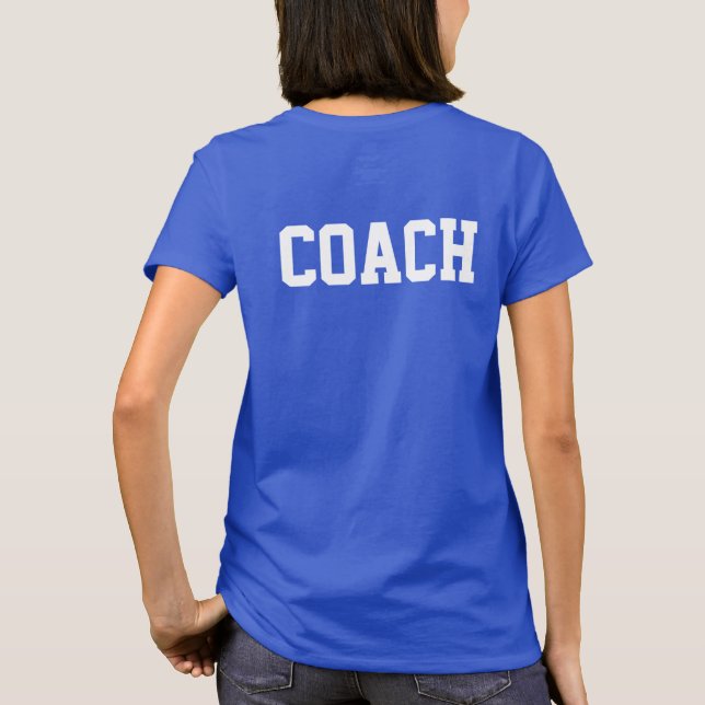 Personalisierter Haupttrainer T-Shirt (Rückseite)