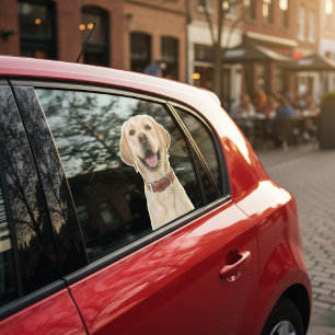 Personalisierter Haustier-Foto-Autoscheibenaufkleb Aufkleber