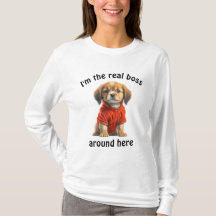 Personalisierter Haustier-Foto Boss Hund