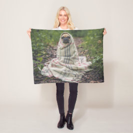 Personalisierter Haustier-Foto-Fleece-freier Raum Fleecedecke