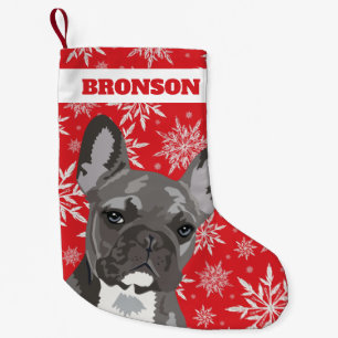 Personalisierter Haustier   French Bulldog-Geschen Kleiner Weihnachtsstrumpf