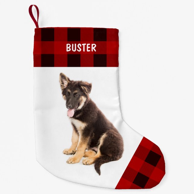 Personalisierter Haustier Hund Weihnachten Strumpf Kleiner Weihnachtsstrumpf (Vorderseite)