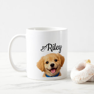 Personalisierter Haustierbecher mit Namen, individ Kaffeetasse