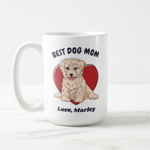 Personalisierter Havanese Puppy Hund Mama Benutzer Kaffeetasse
