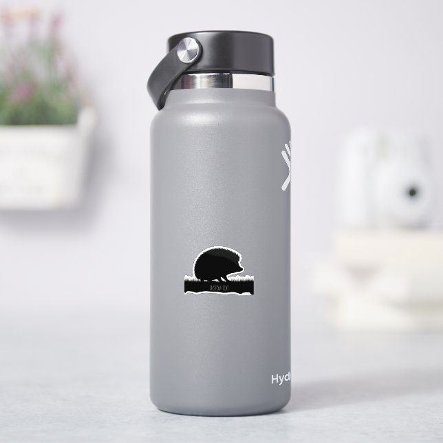 Personalisierter Hedgie-Chic: Benutzerdefinierter  Aufkleber (HydroFlask)