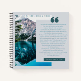 Personalisierter Heiliger Seraphim von Sarov Trust Notizbuch