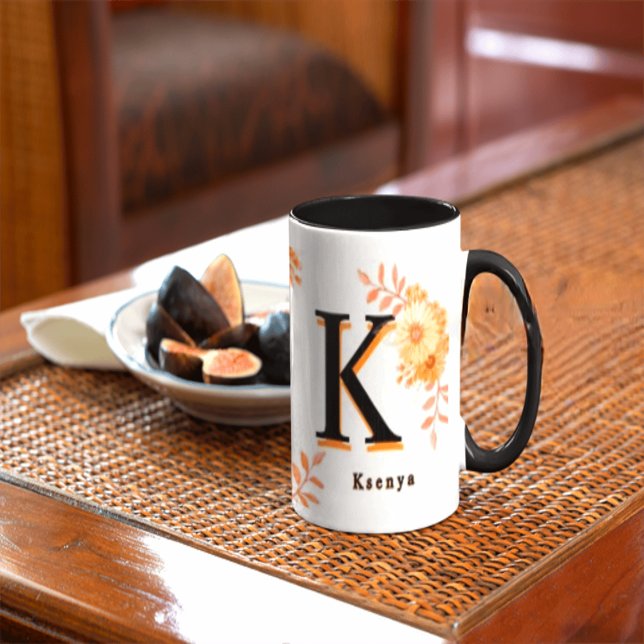Personalisierter Herbst-Blumenbecher - Benutzerdef Tasse (Von Creator hochgeladen)
