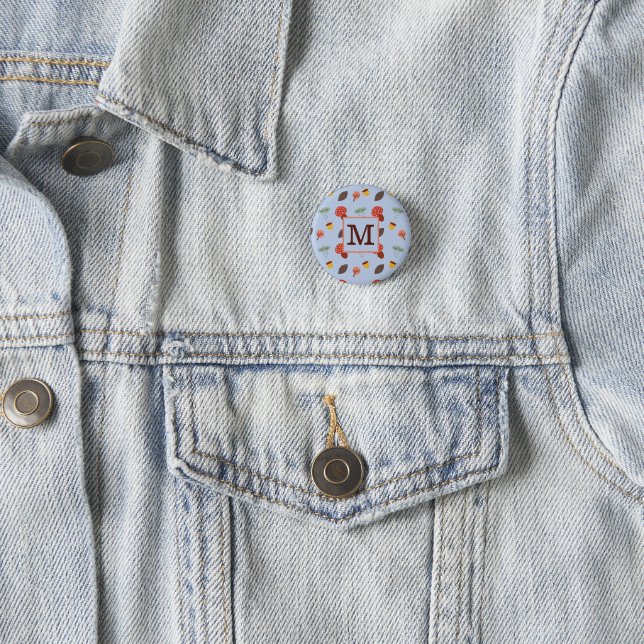 Personalisierter Herbst-Button Button (Beispiel)