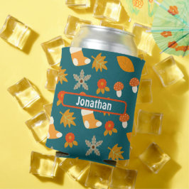 Personalisierter Herbst Dosenkühler