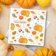 Personalisierter Herbst Lover Napkins