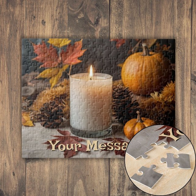 Personalisierter Herbst Puzzle (Personalized Autumn-Themed Jigsaw Puzzle)