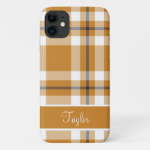 Personalisierter Herbst Tartan Kariertes Muster