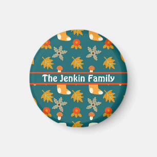 Personalisierter Herbstmagnet Magnet