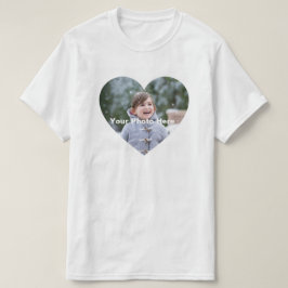 Personalisierter Herz-Kreislauf-Foto-T - Shirt