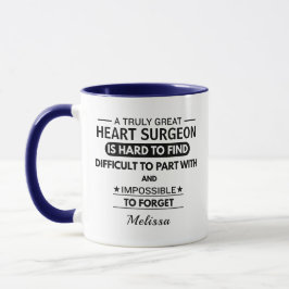 Personalisierter Herzchirurg Tasse