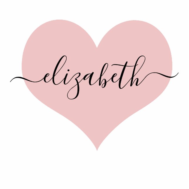 Personalisierter Herzmagnet Fotoskulptur Magnet (Vorne)