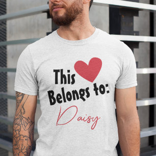 Personalisierter Herzschlag: Ein Sondergeschenk fü T-Shirt